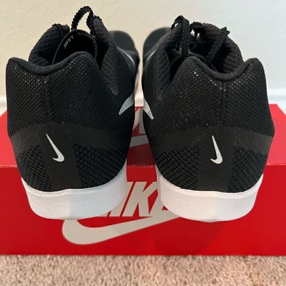 Nike Zoom Rival Black White Running Cleats Shoes main image 10